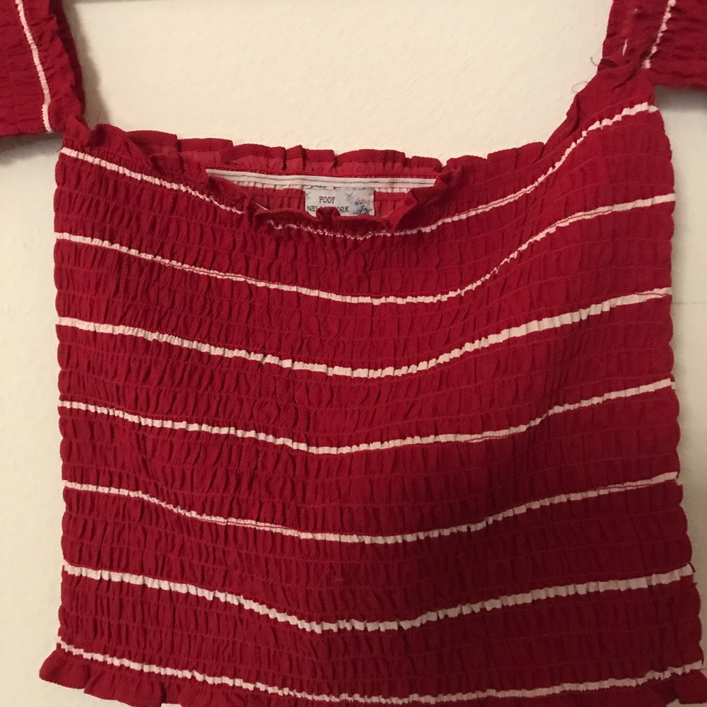Red Crop Top